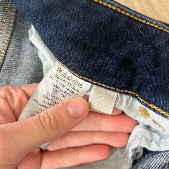 Womens Michael Kors Dark Denim Straight Jeans - 12 - Picture 8 of 9